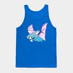 Neon Bat Graffiti Tank Top